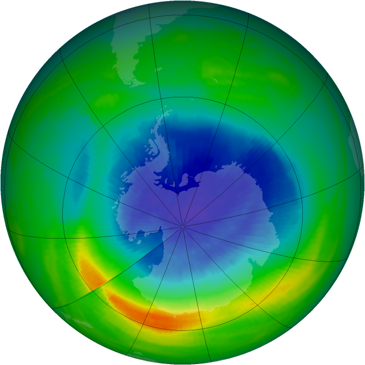Ozone Map 1983-10-09